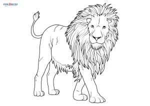 Free Printable Lion Coloring Pages For Kids