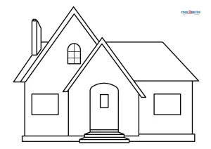 Free Printable House Coloring Pages For Kids