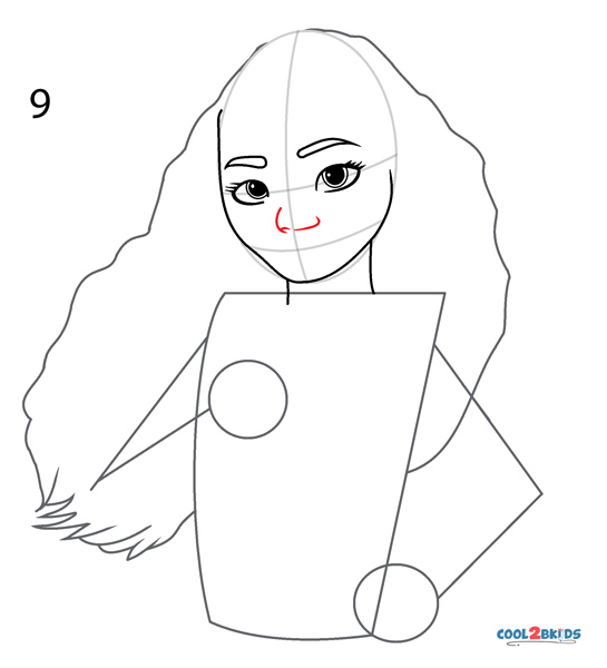 How To Draw Moana Step By Step Pictures