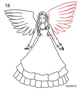 How to Draw an Angel (Step by Step Pictures)