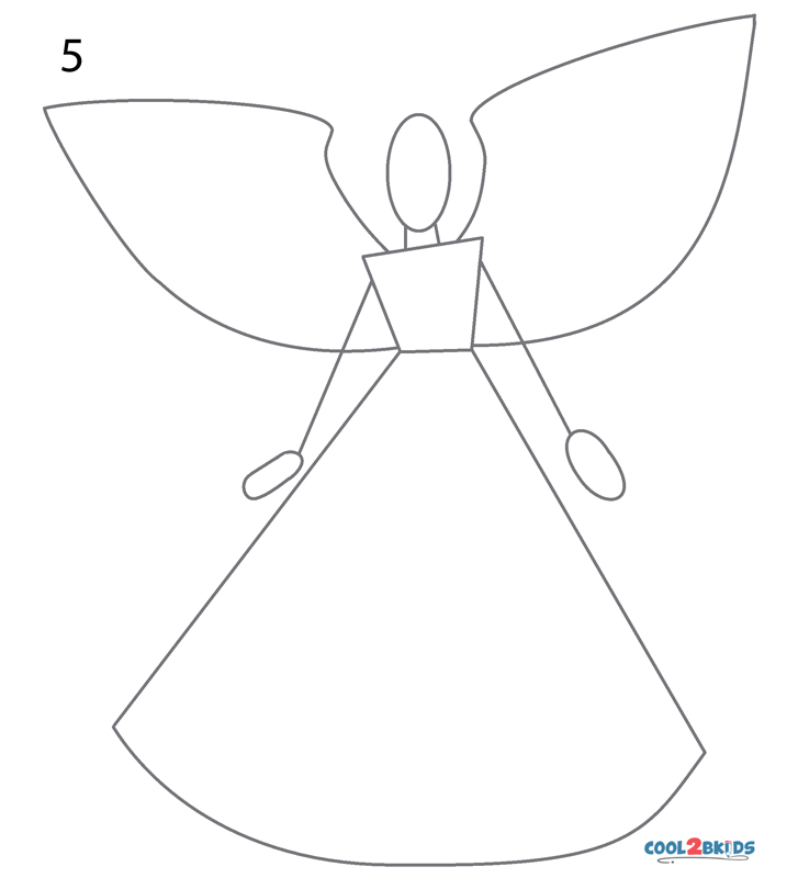 How to Draw an Angel (Step by Step Pictures)