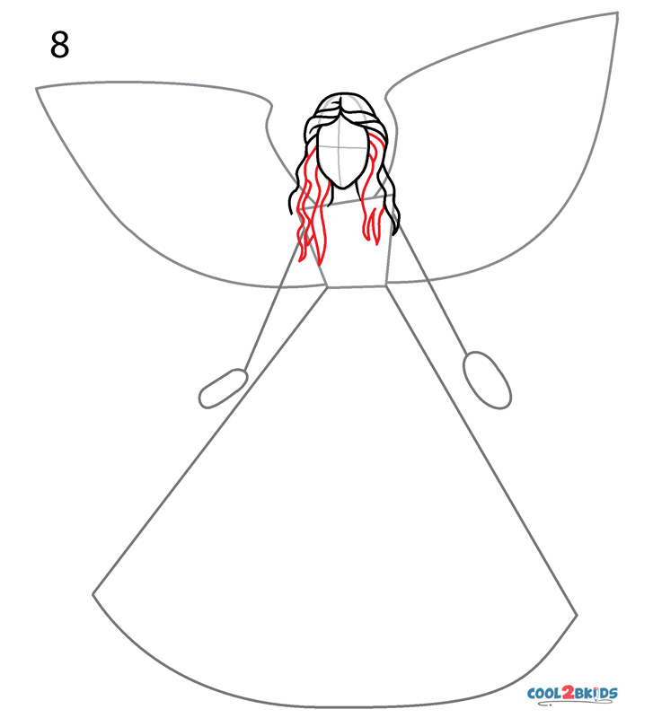 How to Draw an Angel (Step by Step Pictures)