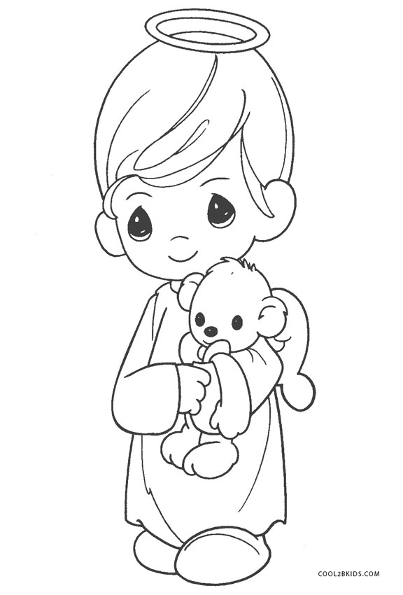 Download Free Printable Precious Moments Coloring Pages For Kids