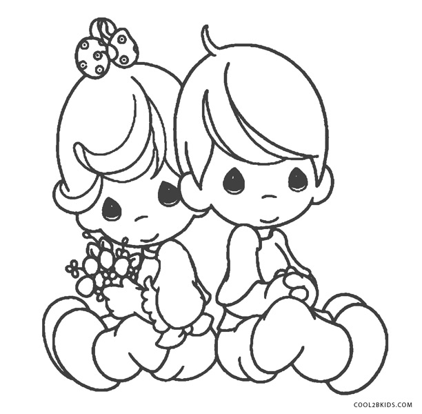 free coloring pages of precious moments