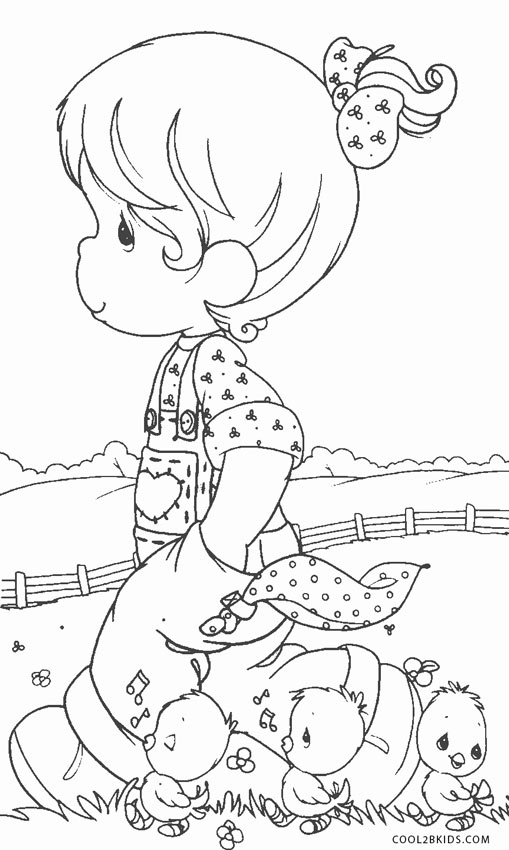 free coloring pages of precious moments