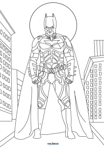 batman dark knight coloring pages