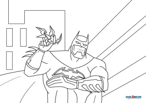 Beware the Batman coloring page