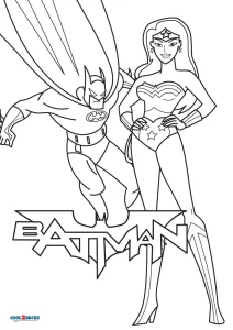 batman and catwoman coloring pages