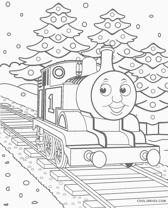 Thomas The Train Coloring Pages Cool2bkids