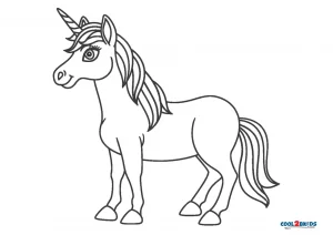 free printable unicorn coloring pages for kids