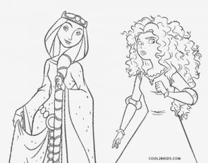 free printable brave coloring pages for kids