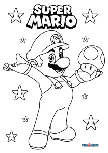 Super Mario Coloring Pages by Coloring Book HKM