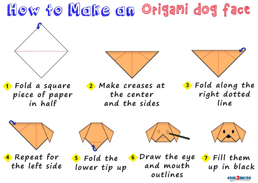 Origami Dog Face Cool2bkids