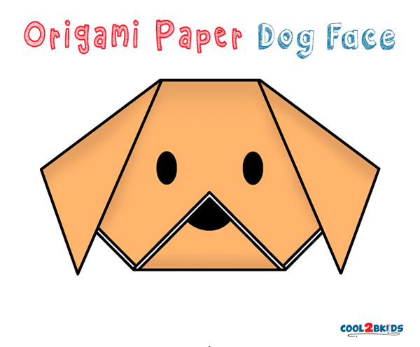 Origami Dog Face Cool2bkids