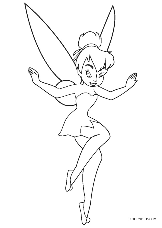 disney coloring pages of tinkerbell