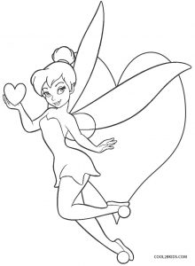 free printable tinkerbell coloring pages for kids