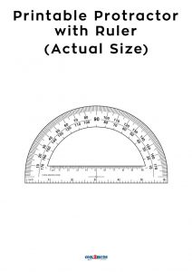printable protractor actual size