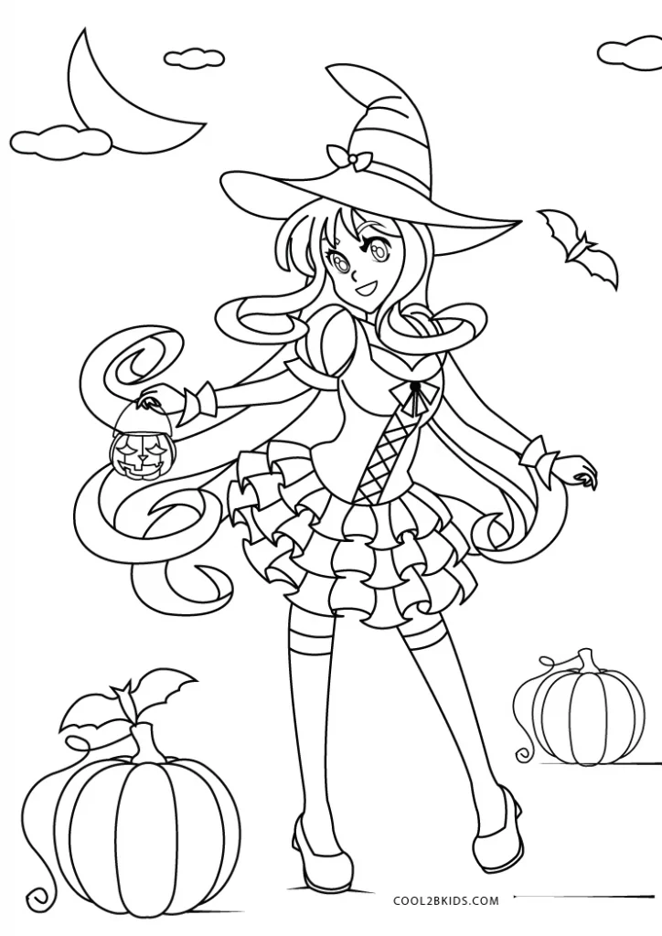 Anime Coloring Pages for Adults