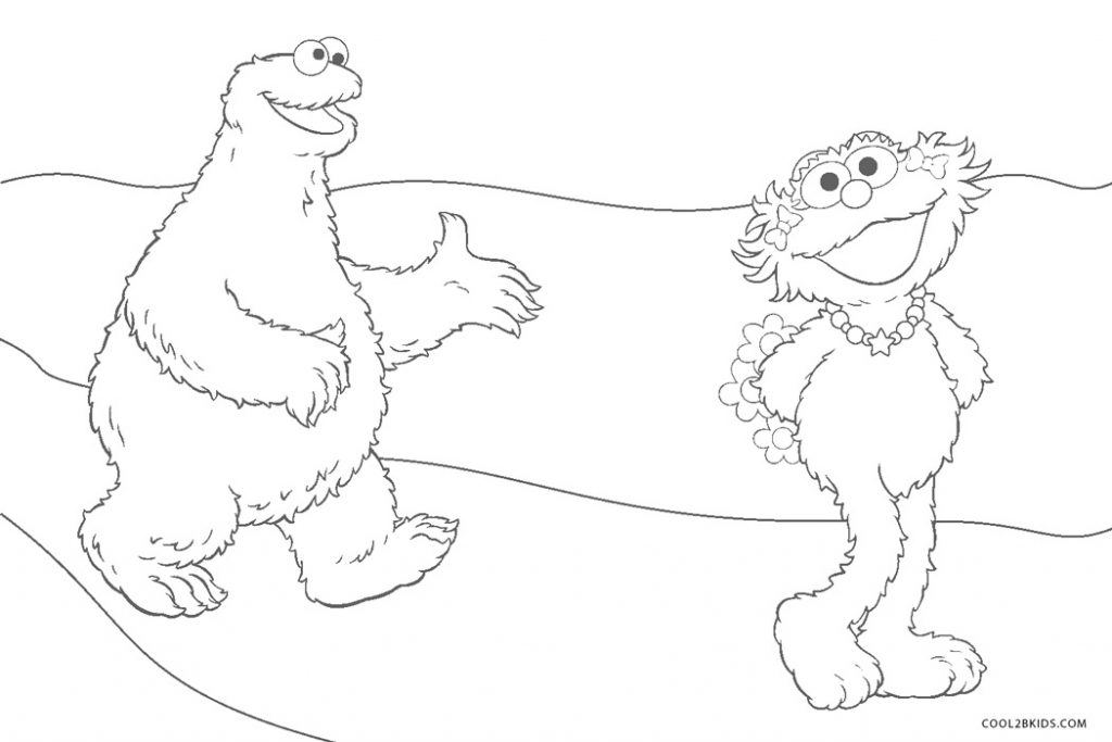Free Printable Sesame Street Coloring Pages For Kids