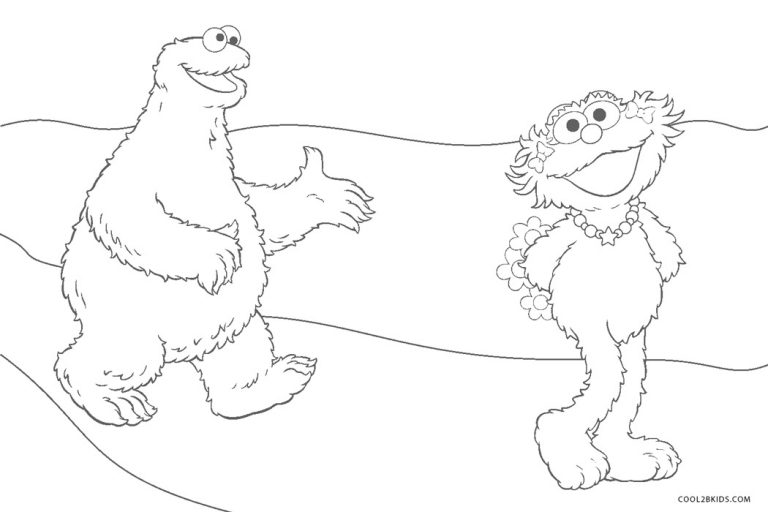 76 Sesame Street Coloring Pages Baby Bear  Latest HD