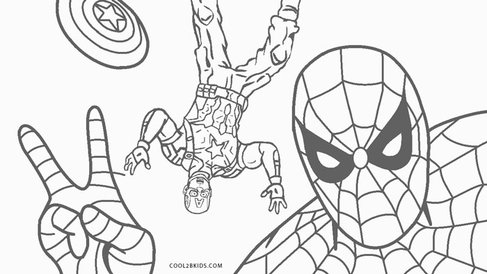 dibujos de the avengers los vengadore para colorear