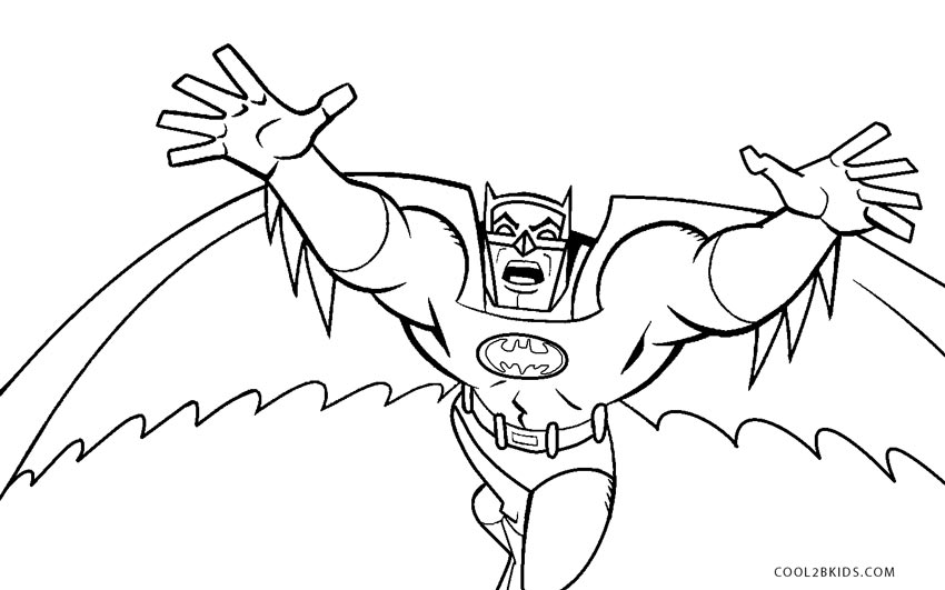 Dibujos de Batman para colorear - Páginas para imprimir gratis