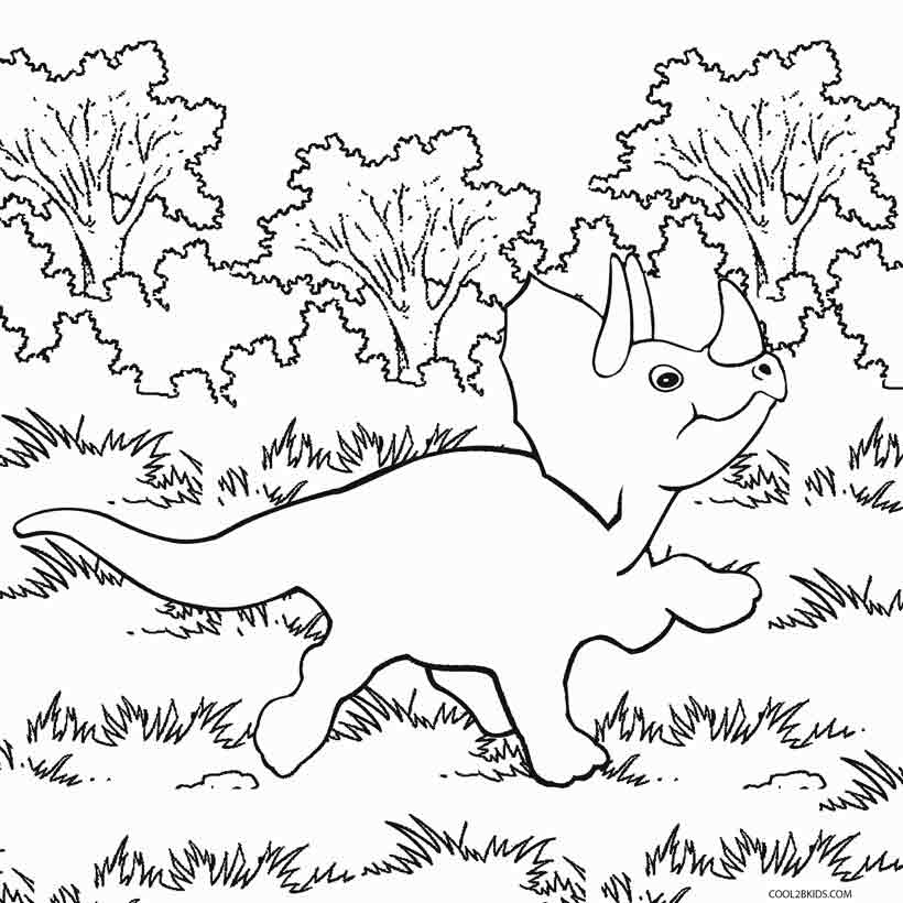 Dibujos de Dinosaurios para colorear - Páginas para imprimir gratis