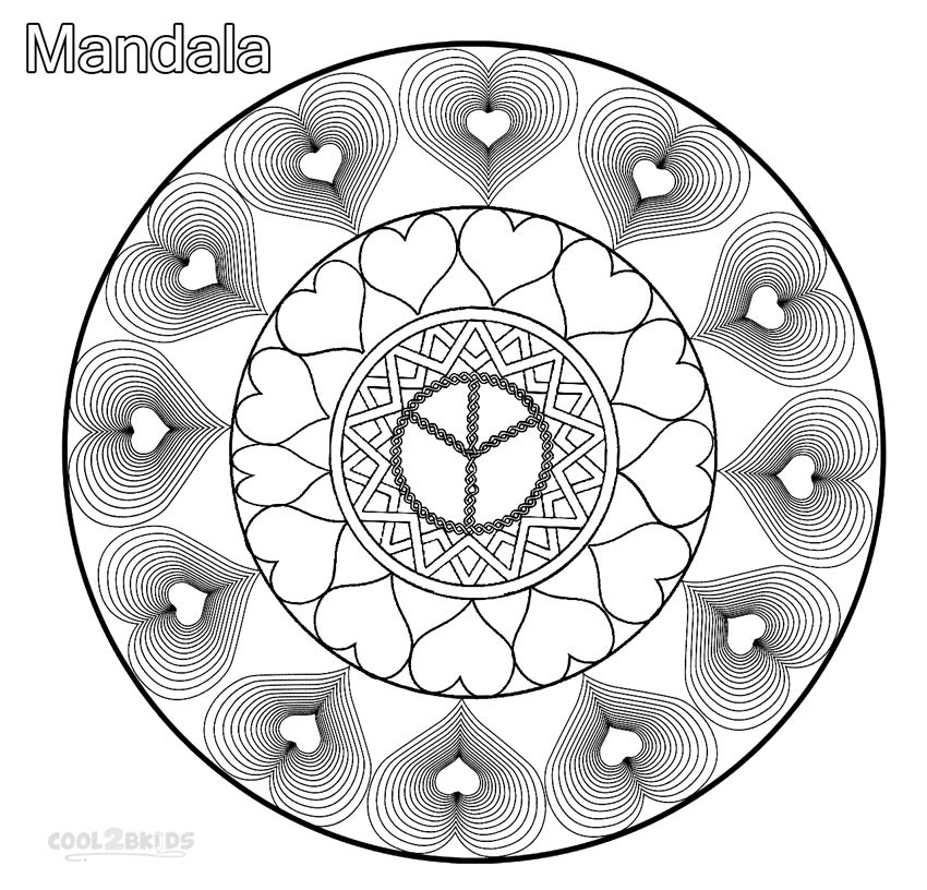 Mandalas para imprimir y colorear - Dibumandala