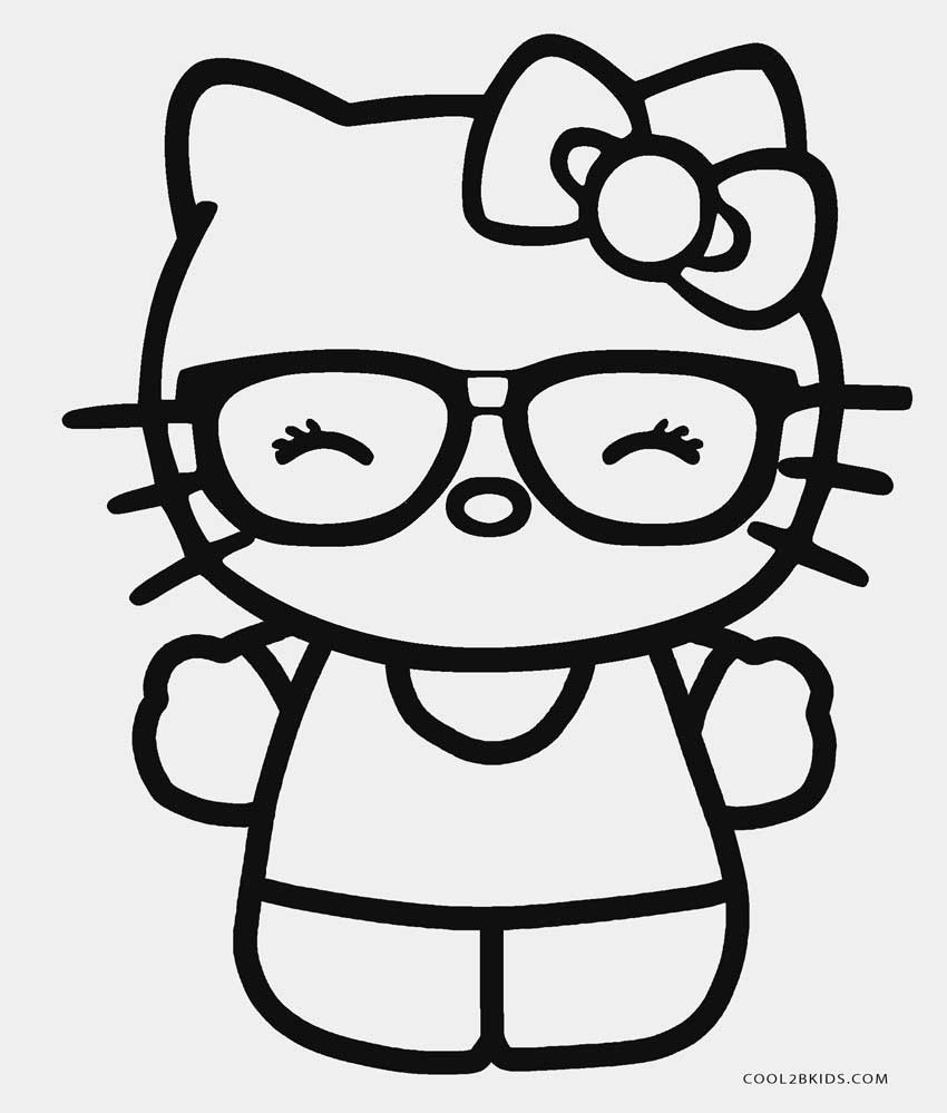 Dibujos de Hello Kitty para colorear - Páginas para imprimir gratis