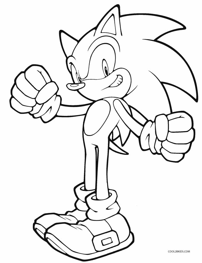 ▷ Dibujos de Sonic para Colorear e Imprimir Gratis