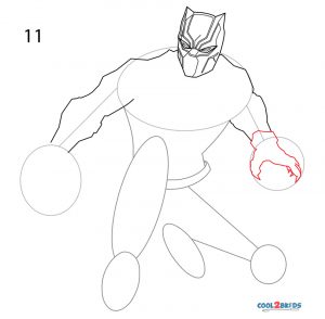 How to Draw Black Panther (Step by Step Pictures)