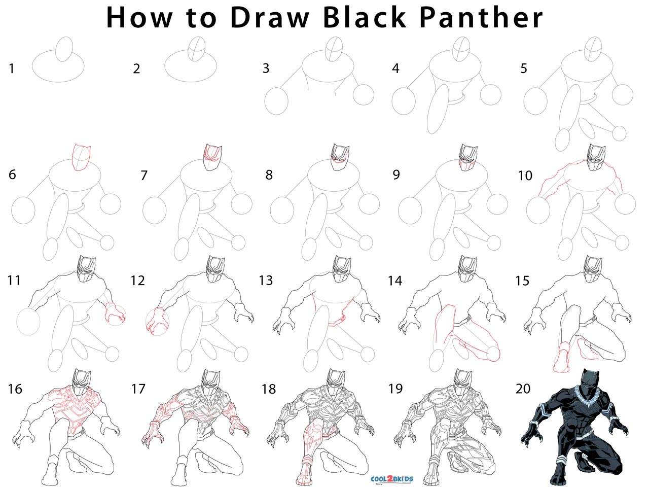 7,483 Black Panther Sketch Images, Stock Photos & Vectors | Shutterstock