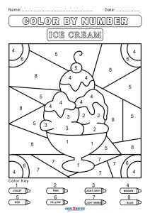 Free Color By Number Worksheets Cool2bkids