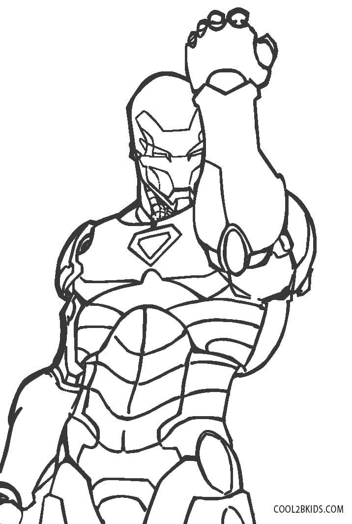 Dibujos de Iron Man para colorear - Páginas para imprimir gratis