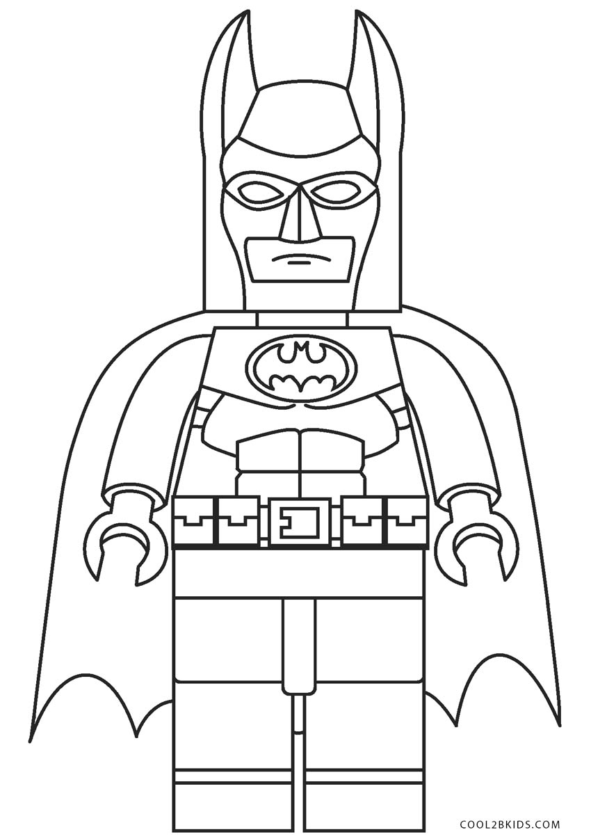 Dibujos de Batman para colorear - Páginas para imprimir gratis