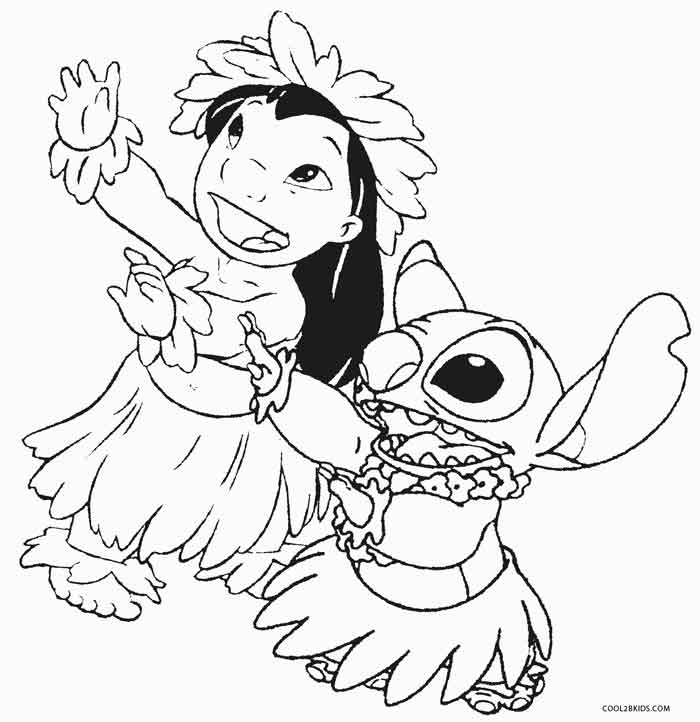 Dibujos de Lilo & Stitch para colorear - Páginas para imprimir gratis