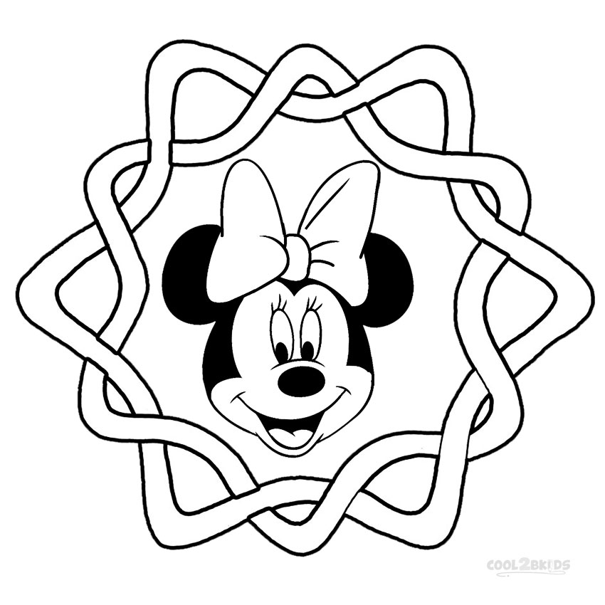 Dibujos De Minnie Mouse Para Colorear Paginas Para Imprimir Gratis