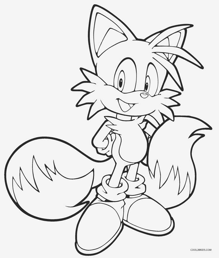 Dibujos de Sonic para colorear - Páginas para imprimir gratis