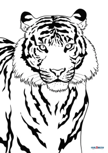 Free Printable Tiger Coloring Pages For Kids