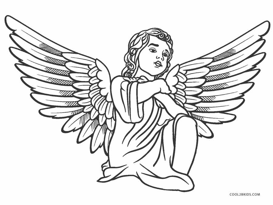 photo Dibujos De Angeles Para Colorear Para Niños dibujos de angeles para colorear
