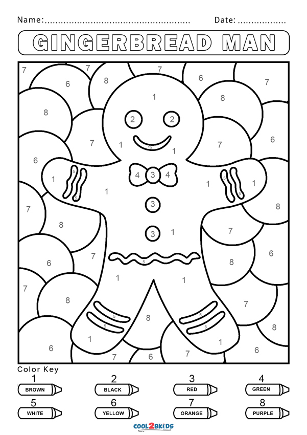 numbers coloring pages printable