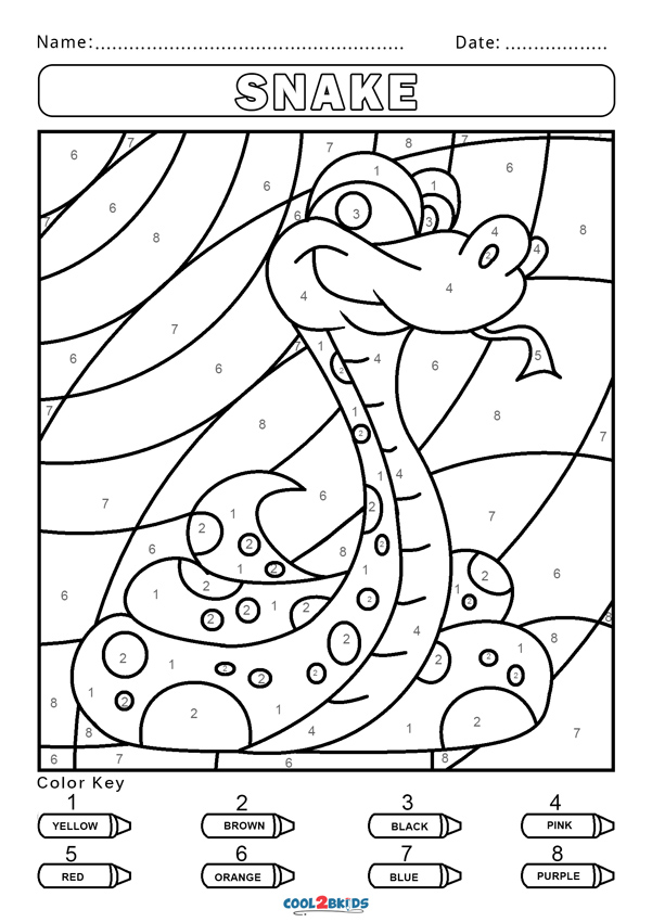 Color By Number Worksheets For Preschool Ice Cream Free Printable