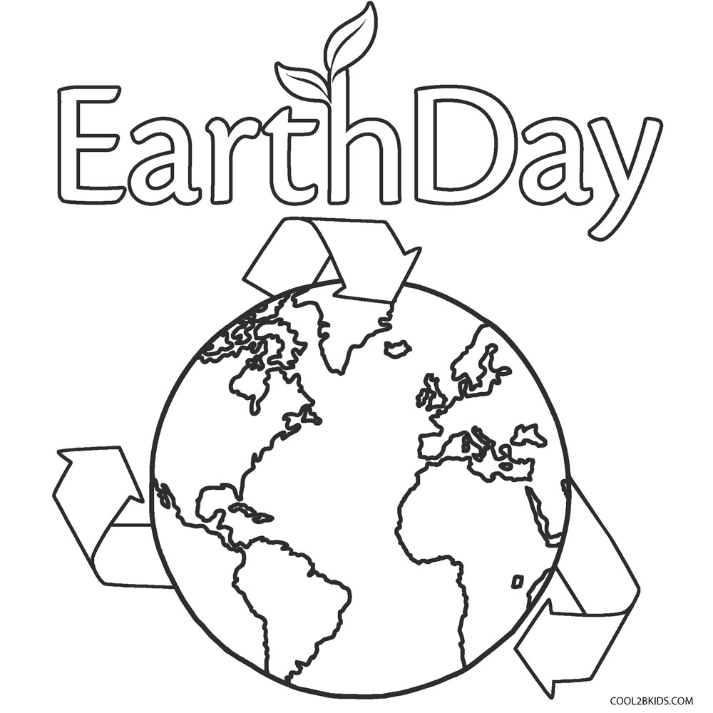 Free Printable Earth Day Coloring Pages For Kids