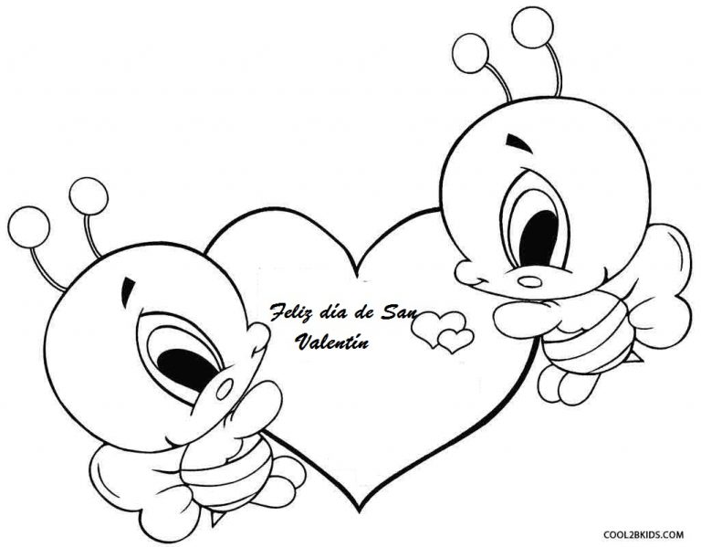 Dibujos de Valentín para colorear Páginas para imprimir