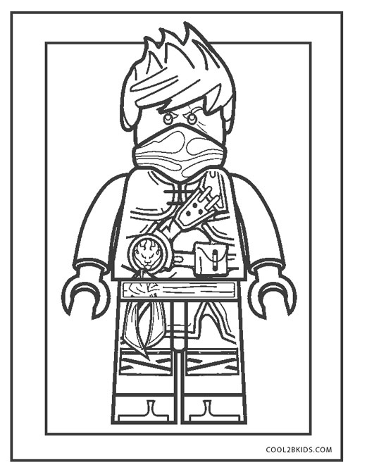 Dibujos de Ninjago para colorear - Páginas para imprimir gratis