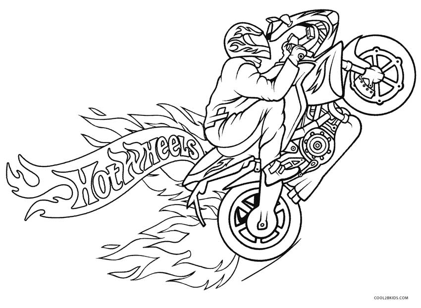 Dibujos de Motocicletas para colorear - Páginas para ...