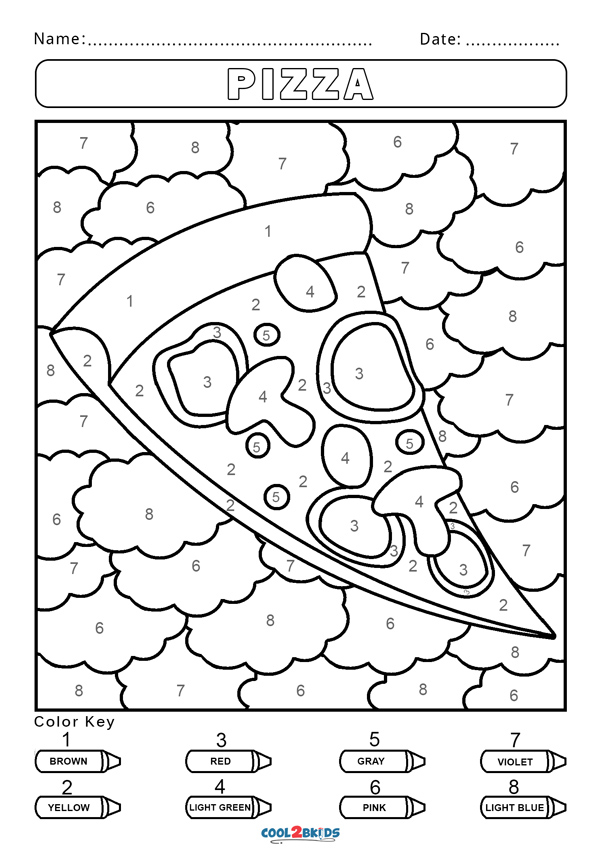 Free Color By Number Worksheets Cool2bkids - Color And Paint By Number