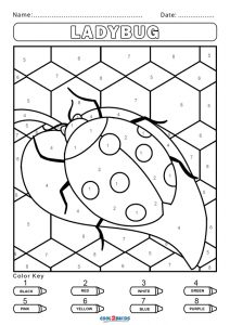 Free Color by Number Worksheets Cool2bKids