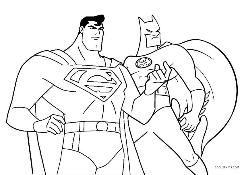 Dibujos De Superman Para Colorear Paginas Para Imprimir Gratis