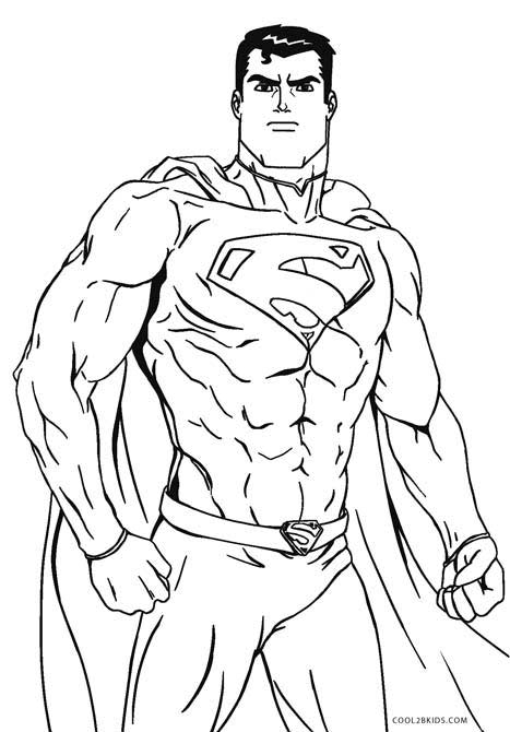 Dibujos para colorear superman es clark kent  eshellokidscom